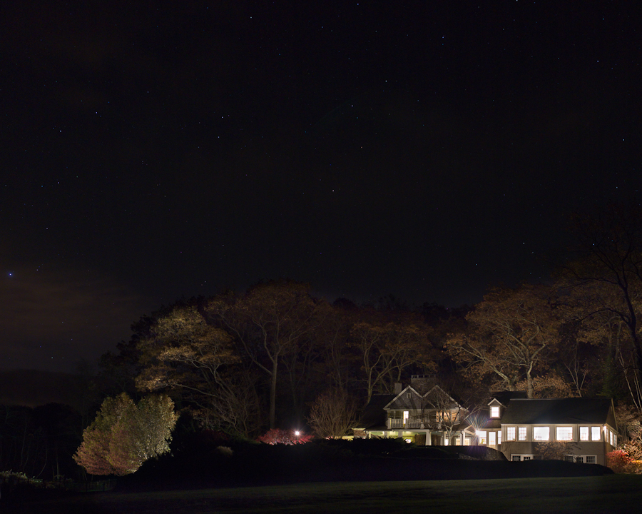Connecticut autumn night