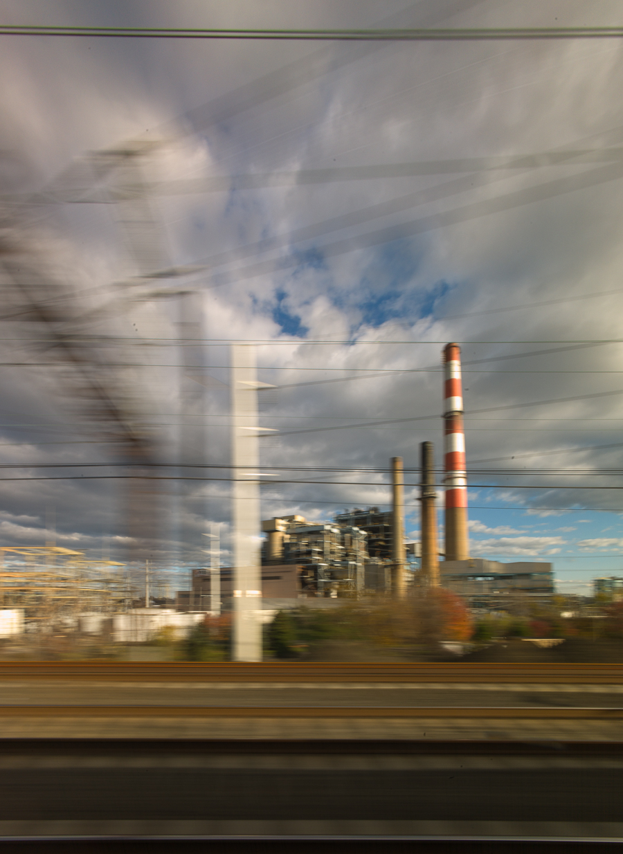 From the Acela at high speed