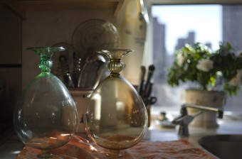 Drying Venini vases
