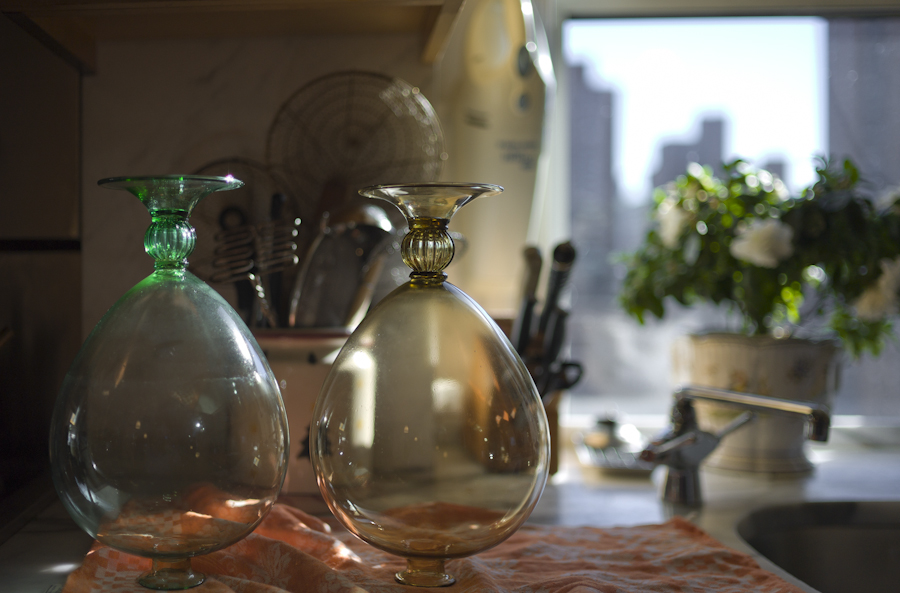 Drying Venini vases
