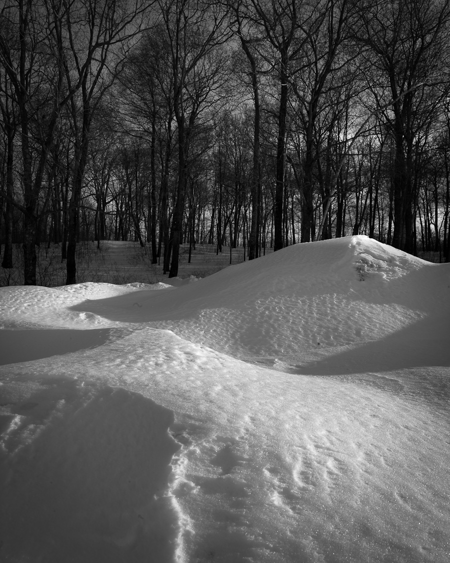 Snow drifts