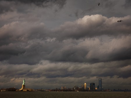 Statue of Liberty and Hoboken