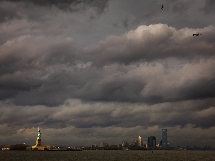 Statue of Liberty and Hoboken