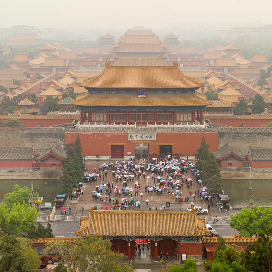 It rains on the Forbidden City