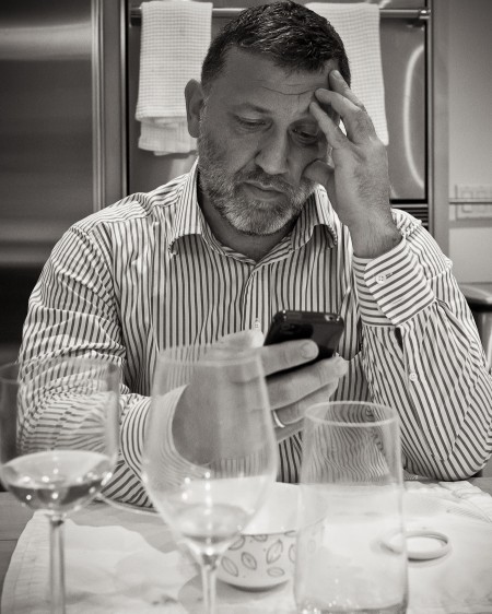 Dinner in the kitchen