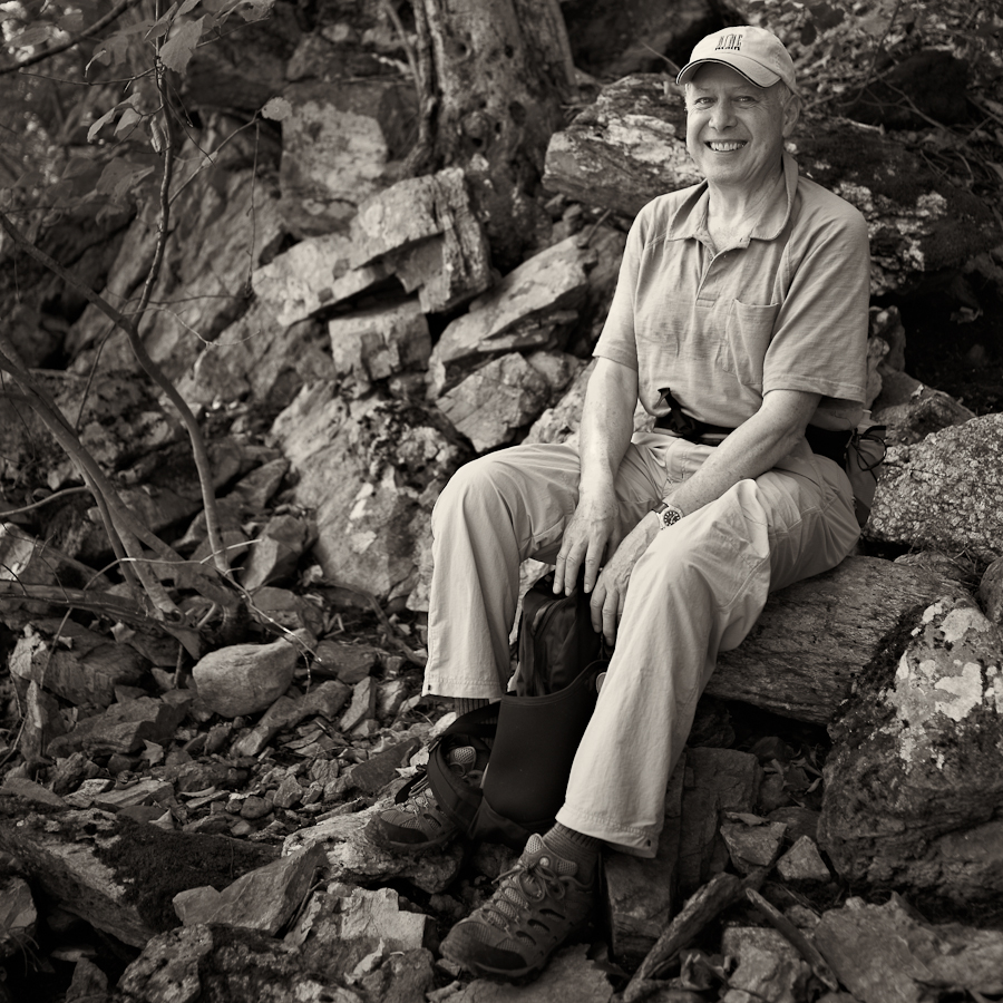 Lunch stop on the Appalachian Trail