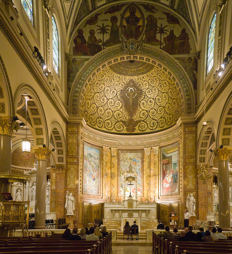 Alexander and Laura sit patiently
