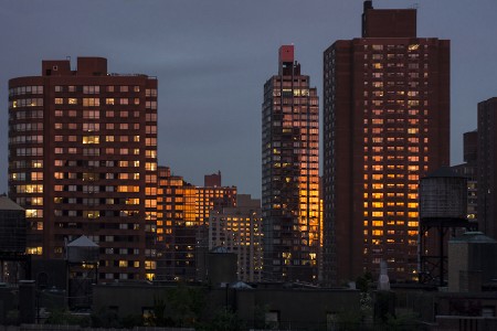 Sunset out my window
