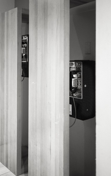 They hide the pay phones